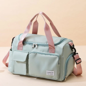 Letter Patch Decor Travel Bag