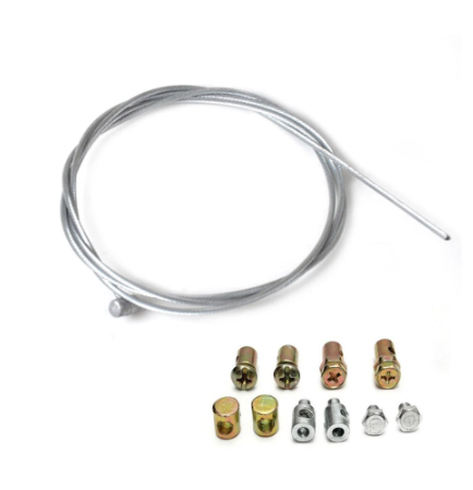 1 Set 100cm Motorbike Motorcycle Emergency Brake Clutch Throttle Cable Repair Kit Universal For YAMAHA SUZUKI KAWASAKI HONDA