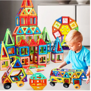 Large Magnetic Building Blocks for Kids: Fun Designer Constructor Set