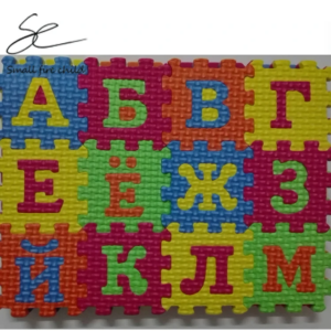 Russian alphabet toys Kids baby play puzzle mats 55   55MM carpet rugs babies puzzle 33PCS Russian Language & 3PCS number of fo