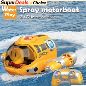 2.4GHz Waterproof RC Steamboat: Ideal Toy for Kids’ Fun!