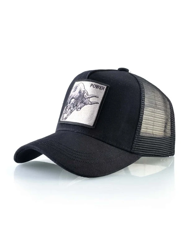 1pc Men Best Coconut Tree Pattern Trucker Hat