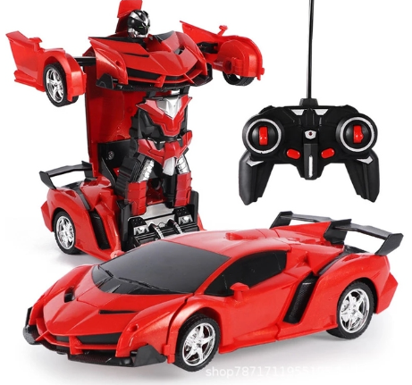 Outdoor RC Car Transformation Robots: 2-in-1 Remote Control Toy