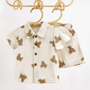 Baby Cartoon Graphic Shirt & Shorts