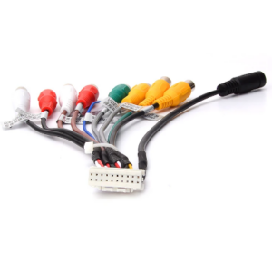 Junsun Car Stereo Radio RCA Output Wire Aux-in Adapter Cable Car Accessories