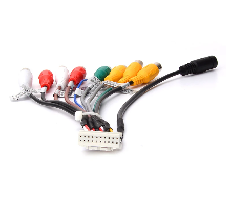 Junsun Car Stereo Radio RCA Output Wire Aux-in Adapter Cable Car Accessories