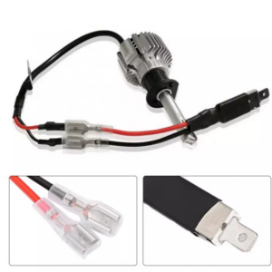 10X LED H1 Replacement Single Converter Wiring Connector Cable Conversion Lines Adapter Holder HID Headlight Bulb Accessories