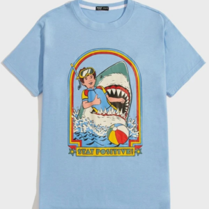 Stevenrhodes Graphic Letter Print Tee for Men – ROMWE