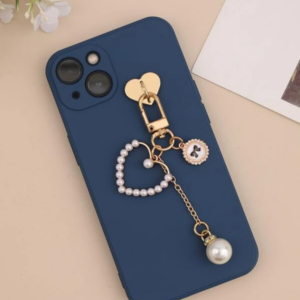 Faux Pearl & Circle Decor Phone Accessory