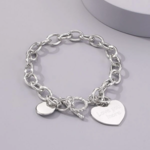Heart Charm Bracelet – A Dainty Accessory for Love-Radiating Wrist