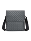 Men Geometric Pattern Flap Square Bag