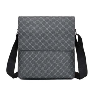 Men Geometric Pattern Flap Square Bag