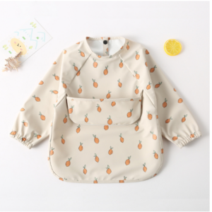 Waterproof Long Sleeved Bib for Kids – Easy to Clean