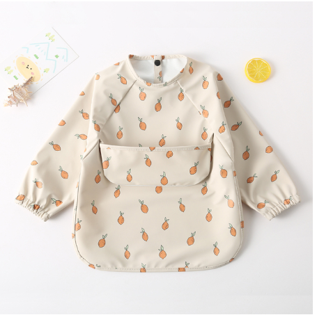Waterproof Long Sleeved Bib for Kids - Easy to Clean