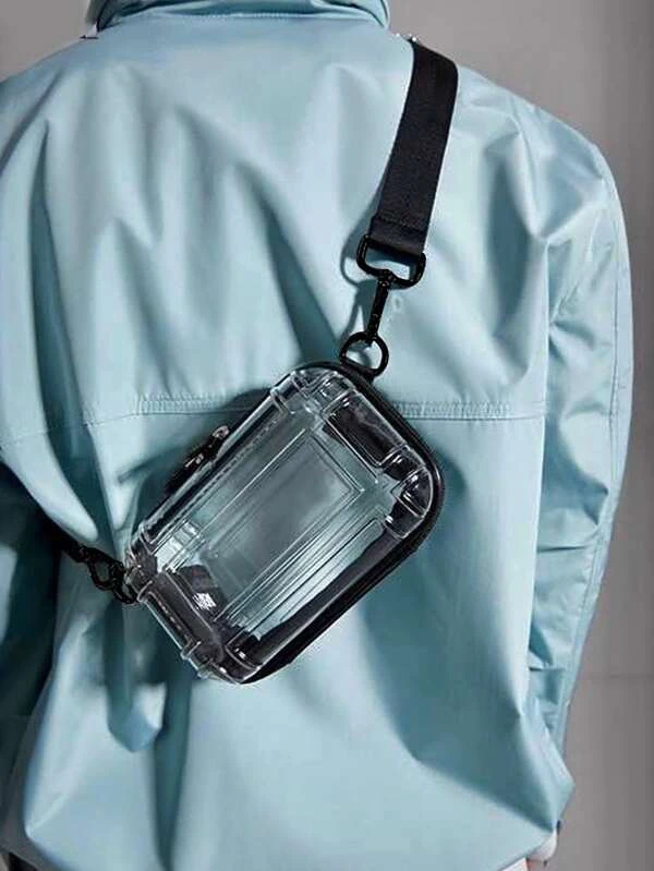 Mini Men Clear Box Bag