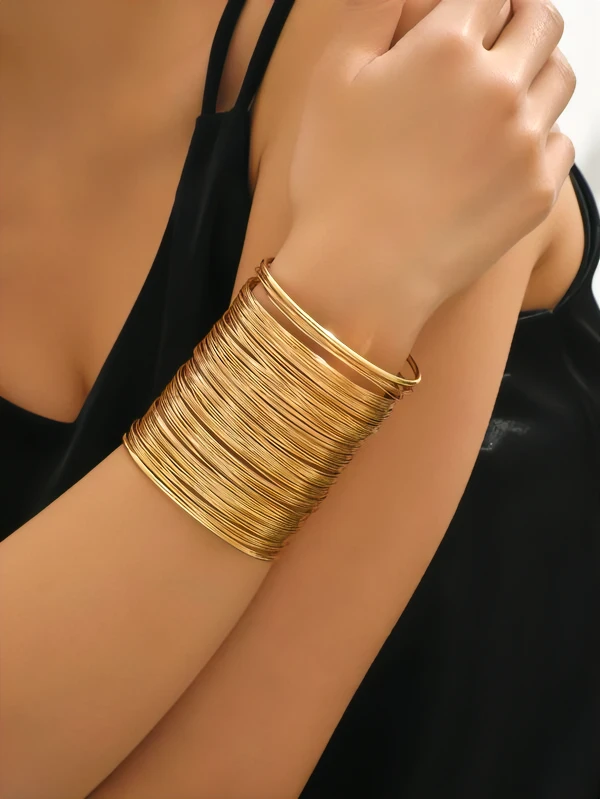 Sleek and Simple Cuff Bracelet