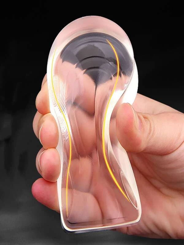 1pair Clear Height Increase Insoles