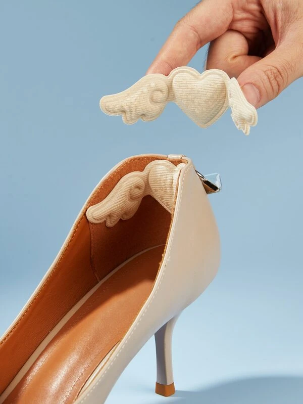 Wing and Heart Shaped Stickers for Preventing Wear