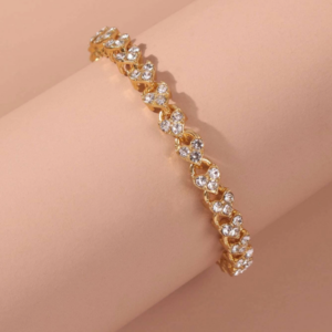 Luxury Rhinestone Flashing Bracelet for Women – Fashionable Jewelry