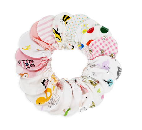 Super Soft 2022 Newborn Baby Gloves - 10 Pairs/Sets