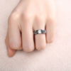 Colorfast Anallergic Tungsten Carbide Ring Shell for Men Women