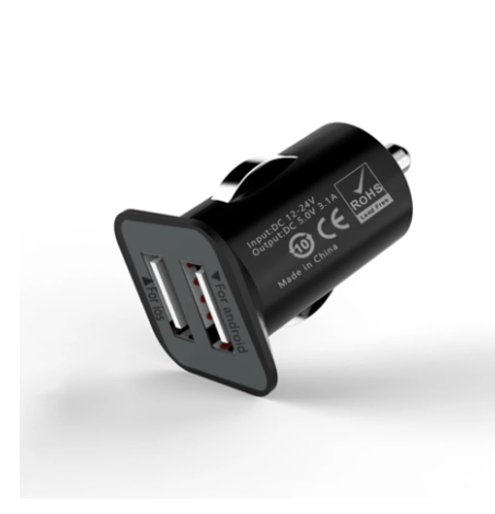Universal Car Charger Dual USB Port Smart Phone charger 5V 3.1A Car Cigarette Lighter Mobile Phone Universal USB Car Charger