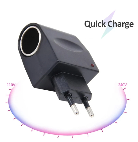 Universal AC to DC Car Power Adapter Converter, 220V-12V