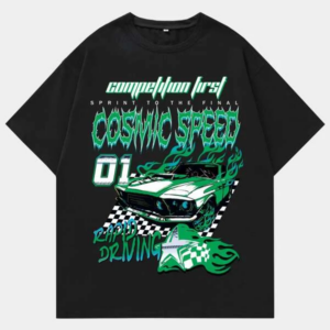 Street Life Guys Car Print Tee by ROMWE