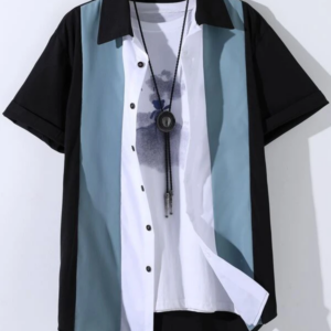 Colorful Men’s Shirt, No Tee Required