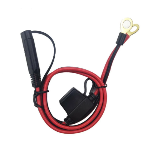 16AWG 4FT 6FT 10FT 2 Pin Ring Terminal SAE to O Ring Connecters Extension Cord Cable Connector for Battery Charger/Maintainer