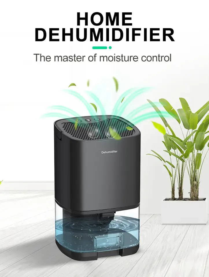 Portable Mini Dehumidifier with Handle for Home Air Purification