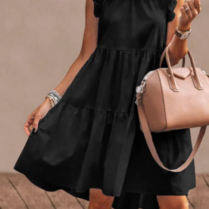 Sleeveless Midi Dresses – Simplicity with Ruffles for Women