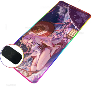 RGB Computer Waterproof Large Mouse Pad with Wireless Phone Charger