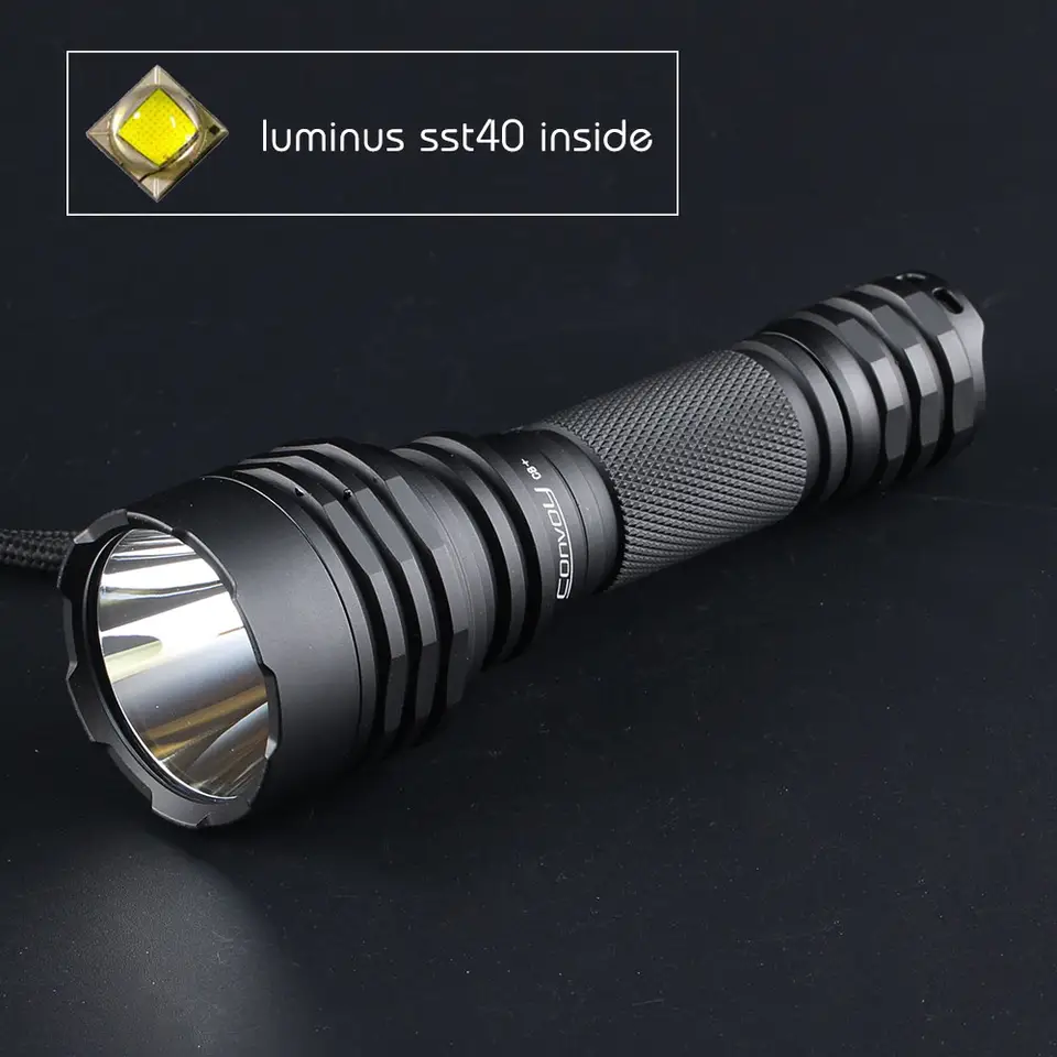 Convoy C8+ Copper Flashlight with Enhanced Performance and Coating
