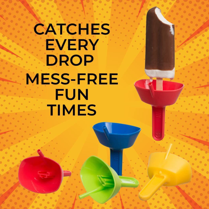 Leak-proof Ice Cream Stick Holder - Pop No Drop