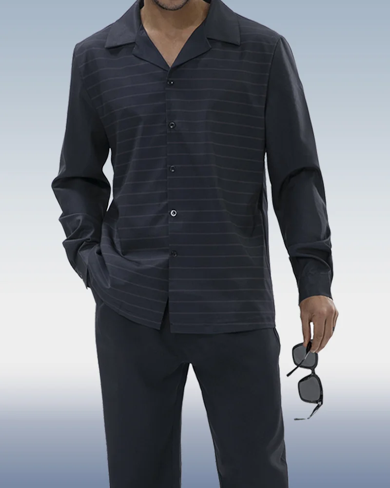 Men's Casual Walking Suit with Long Sleeve Fashion