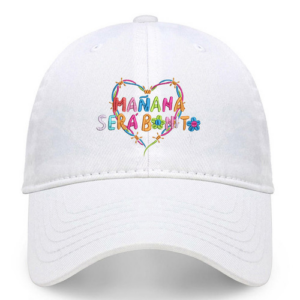 Black Casual Print Baseball Cap