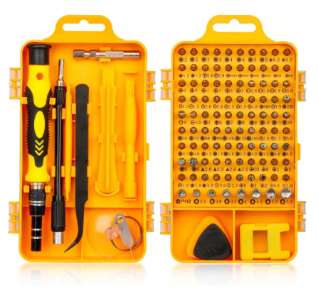 115 in 1 Professional Screwdriver Set Precision Screwdriver Set Multi-function Magnetic Repair Computer Tool Kit Compatible with Cell Phone
