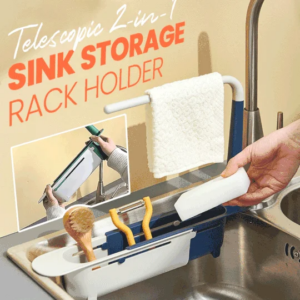 Summer Hot Sale-30% OFF-Updated Telescopic Sink Storage Rack