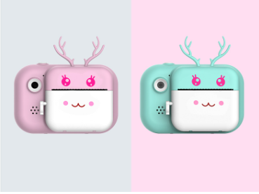 Video Polaroid photo printing children's camera 2400W pixel front and rear HD dual camera