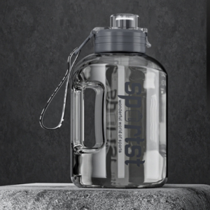 Large capacity water cup bucket sports fitness men and women students portable plastic pot belly water cup