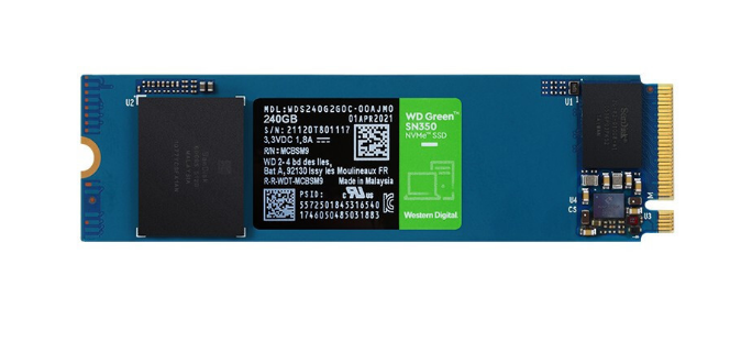 WD Western Digital SN350 Green Disk SSD Solid State Drive 240G 480G 960G 1T 2T NVME Protocol