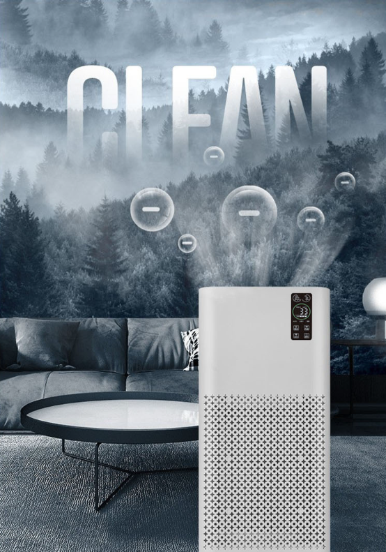 Intelligent air purifier home disinfection machine negative ion air freshener disinfection air purification