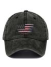 Vintage Flag Print Baseball Cap