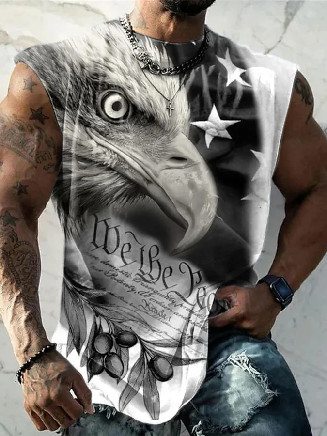 Men's Independence Day We The People Print Tee