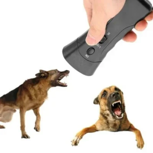 Gentle Ultrasonic Anti Dog Barking Pet Trainer LED Light Gentle Chaser Device