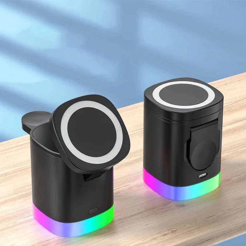 Wireless 3 in 1 MagSafe Cube Charger