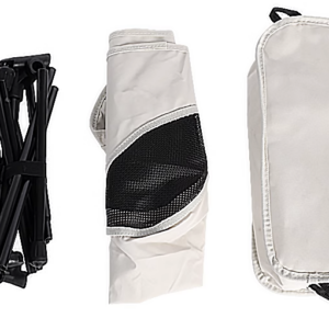 Outdoor Folding Chair Portable Moon Chair Fishing Stool Art Painting Chair Breathable Mesh Back Chair Beach Picnic Chair