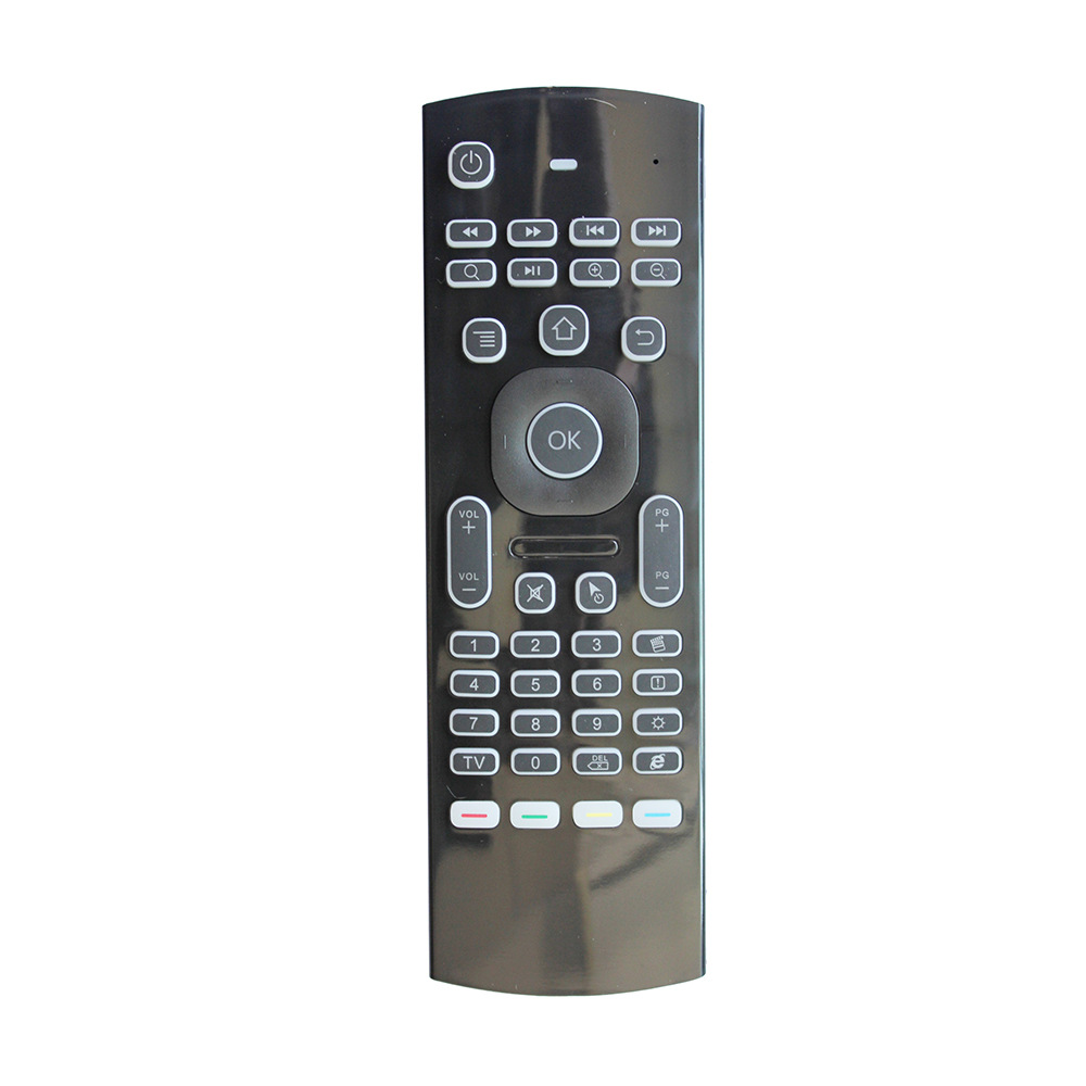 2.4G Air Mouse MX3 note phonetic-backlit voice version, Keyboard with Motion Sensing Game Controller