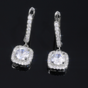 insert Cao Shi cross-border hot selling new exquisite ladies micro-inset zircon earbuckle European and American ear accessories